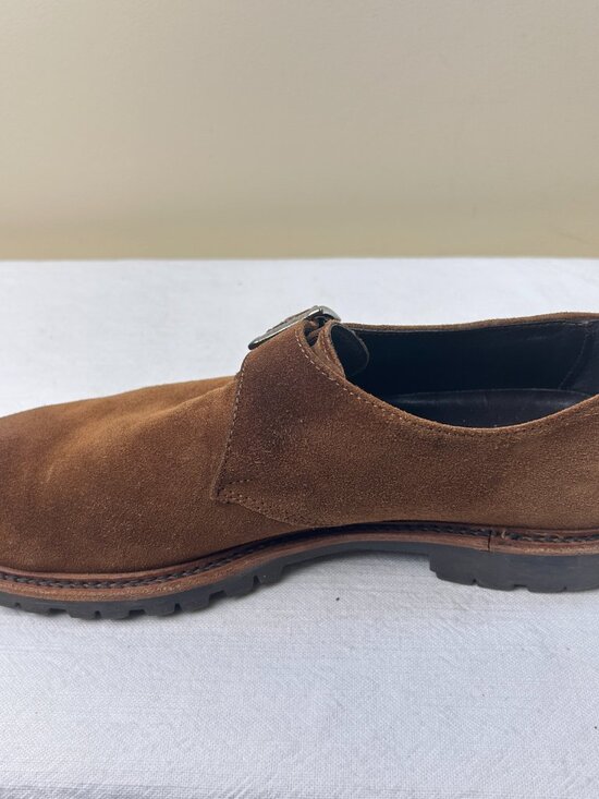 To Boot New York - Adam Derrick - Brown Suede Monk Strap Shoes Mens Size 8. main image 6